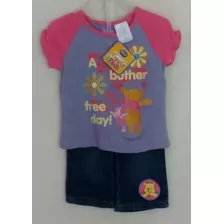 Conjunto Infantil Menina Com Calca Jeans!!!