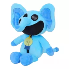 1 Pieza Juguete De Peluche Animal Sonriente Elefante Azul Color Bubba Bubbaphant