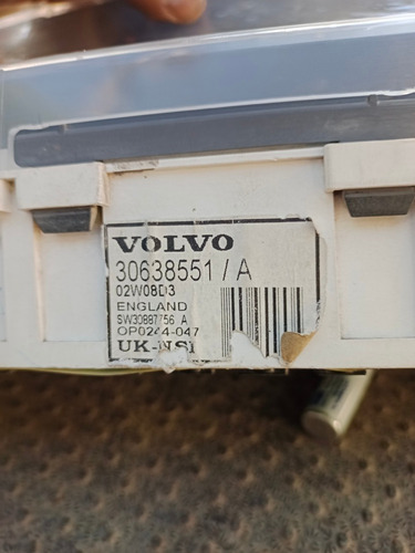 Clster Velocmetro Volvo S40 95-01.    #71-23 Foto 6