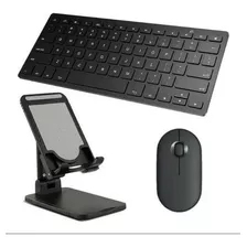 Teclado+ Mouse+ Suporte Para Tablet Galaxy Tab A7 T500 T505