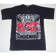 Camiseta Ac/dc Black Ice (flash Company) De Época