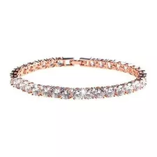 Ashmita Tennis Crystal Pulsera Para Mujer Encanto Hombres Ro