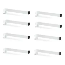 Suporte Pia Kit Com 4 Pares P/ Atacado Mão Francesa Branco