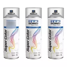 Spray Tek Bond Verniz Brilhante Incolor 350ml - Kit Com 3 