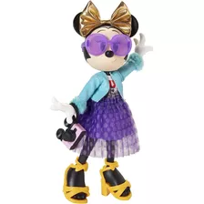 Boneca Minnie Mouse Rockin Dots Disney Articulada