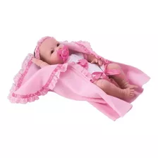 Boneca New Born Faz Xixi Com Mamadeira Chupeta E Fraldinha