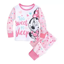 Pijama Minnie Disney Para Bebê 3-6m