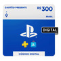 Sony Playstation Store Gift Card R$ 300 (digital)