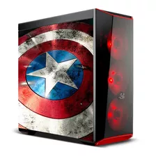 Adesivo Skin Gabinete Computador - Herois Capitao America