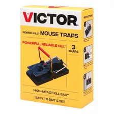 Victor M142-3b Power-kill Easy Set - Trampa Para Ratones - 3