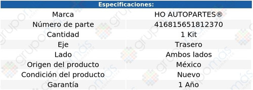 Jgo Anclas Zapatas Frenos Tras Ho Oldsmobile Cutlass 91 A 96 Foto 2