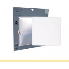 10 Painel Plafon 36w Quadrado Embutir Borda Infinita 4000k