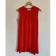 Mishka. Vestido Rojo Mujer. Talle 1 (con Detalle)