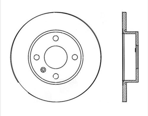 Disco De Freno Trasero Chevrolet Astra/meriva 2000-2008 Aimc Foto 2