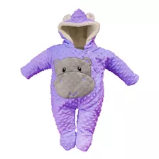 Pijama Sleeping Para Bebe De Hipopótamo Antialérgica