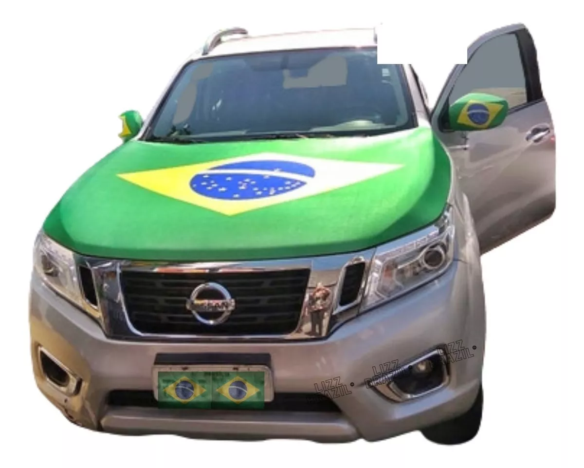 Bandeira Capô Brasil C/ Elástico (1,50 X 1,10) Atacado