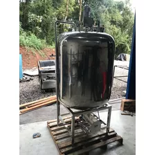 Tanque Inóx P/ Fermentação De Bactérias 500 Litros Com Motor