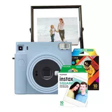 Fujifilm Instax Sq1 Azul + Porta Retrato + Pelicula + Película Especial Color Azul