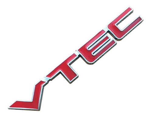 Logo Emblema Vtec Para Honda 12.8x1.8 Cm Metlico Foto 5