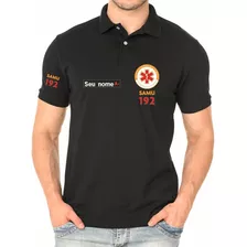 Camisa Polo Masculino Profissional Motorista Samu Bordado