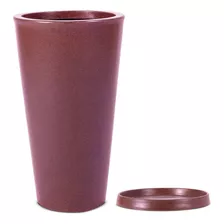 Kit Vaso E Prato Aldora Café 66cm Terrano