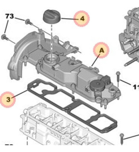 Vlvula Pcv Para Peugeot 208, 308, 508, Citroen C3,c4,c5 Foto 2