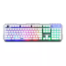 Teclado Base Metálica Led Multilaser Gk300 Rainbow Tc259 Loi