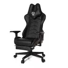 Silla Gamer Cuello Ergonómico Apoyapiés Reclinable Pc Gamer 