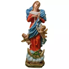 Virgen Desatanudos, Artesanía De Resina 41 X 12 X 12 Cm
