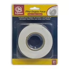 Fita Adesiva Dupla Face Com Fixação Segura 2.4mx1.7cmx1.5mm