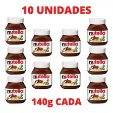 Creme Avelã Cacau Ferrero Nutella Original 10unidades 140gr