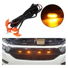 Luces Led Parrilla Tipo Ford Amarillas Lujo Persiana X4