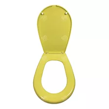 Asiento Inodoro Ariel 406 Urea Compatible C/ Pilar Amarillo