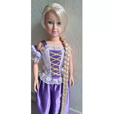 Boneca Estefani Antiga Princesa Rapunzel 80cm