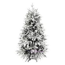 Pino Nevado Premium Luces Led Cálidas - Navidad - Arbol 2,10
