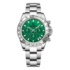 Reloj De Lujo Pagani Quartz Design Vk63 Para Hombre - Verde