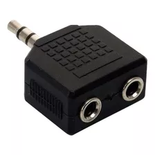 Adaptador Duplicador Jack Auxiliar 3.5 Mm Macho A 2 Hembra