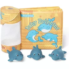Libro Para El Baño Y Juguete Para El Baño Bebe Delfines Niño
