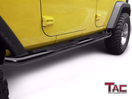 Tac - Estribos Laterales Compatibles Con Jeep Wrangler Jk 20 Foto 2