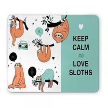 Animal Mouse Pad Por Ambesonne, Oso Perezoso Perezoso Tribu