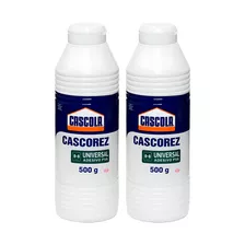 2 Cola Branca Pva Cascorez 500ml Cascola Universal Liquida Cor Branco