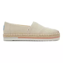 Alpargatas Toms Platform Rope Natural Mujer