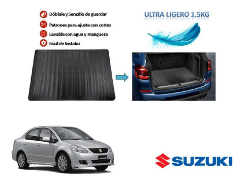 Tapete Cajuela Universal Ligero Suzuki Sx4 Sedan 2008 A 2014 Foto 2