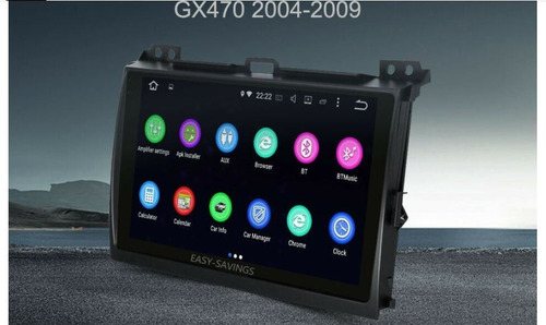 Radio Toyota Prado 120 2giga Ips 9puLG Carplay Android Auto Foto 3