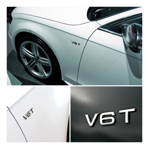 Emblema V6t Para Compatible Con Audi A4 A5 A6 A7 Q3 Q5 Q7 Foto 9