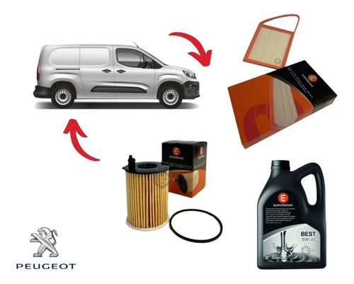 Aceite Sinttico+filtros Aire/aceite Peugeot Partner Diesel Foto 2