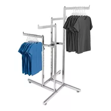 Rack De Brazo Recto Para Ropa - 4 Lados - Uline - H-3331