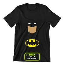 Playera De Superheroes Dc Varios Personaes Brillan Oscuridad