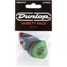 12 Plumillas Dunlop Variety Pack Medium/heavy Pvp102