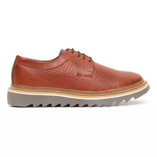 Sapato Oxford Masculino Tratorado Social Couro Premium Derby